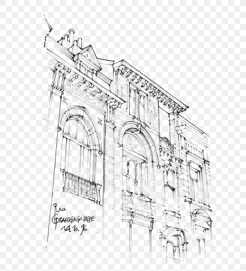 Facade Architecture Building Sketch, PNG, 650x903px, Facade, Arch, Architecture, Area, Artwork Download Free