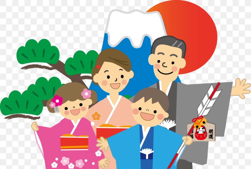 Japanese New Year New Year's Day Clip Art, PNG, 1025x690px, Japan, Art, Boy, Child, Chinese New Year Download Free