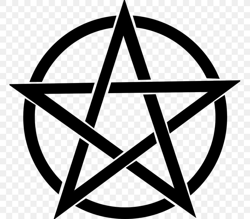 Pentacle Pentagram Wicca Clip Art, PNG, 757x720px, Pentacle, Area, Black And White, Image Resolution, Magic Download Free