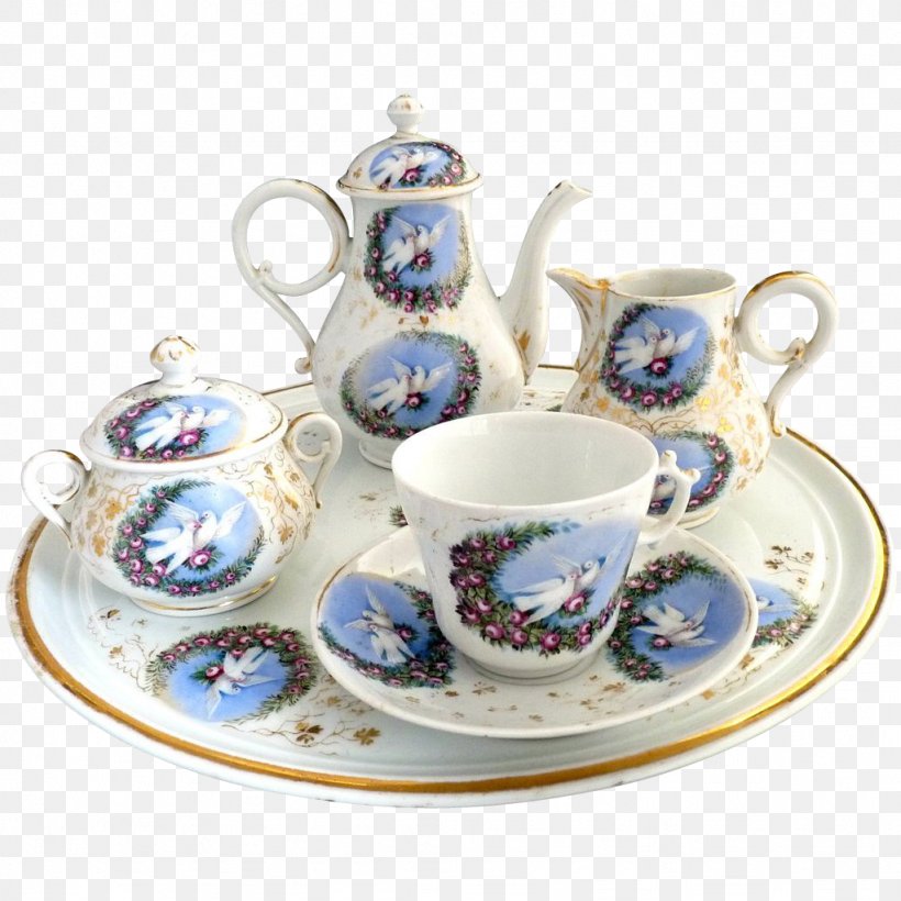 Tea Set Teapot Porcelain Teacup, PNG, 1024x1024px, Tea, Antique, Blue And White Porcelain, Ceramic, Coffee Cup Download Free