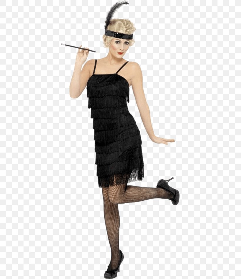 1920s Flapper Costume Dress Clothing, PNG, 600x951px, Flapper, Cigarette Holder, Clothing, Cocktail Dress, Costume Download Free