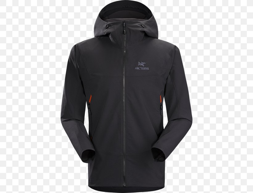 Hoodie Arc'teryx United Kingdom Jacket Clothing, PNG, 450x625px, Hoodie, Black, Breathability, Clothing, Hood Download Free