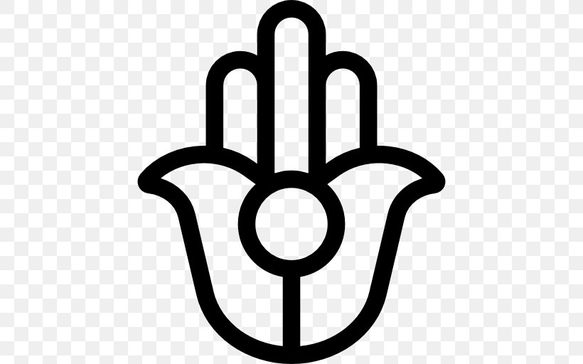 Religious Symbol Hamsa Religion, PNG, 512x512px, Religious Symbol, Black And White, God, Hamsa, Judaism Download Free