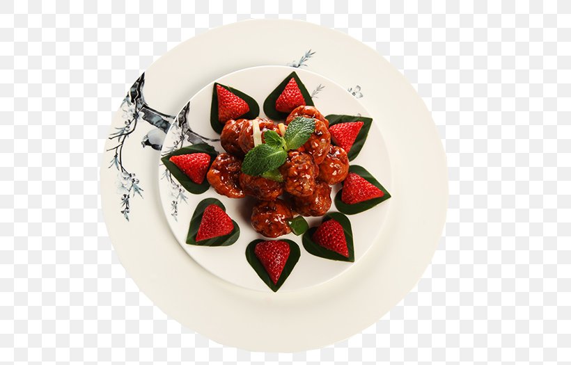 Strawberry Plate Dessert Dish, PNG, 700x525px, Strawberry, Dessert, Dish, Food, Fruit Download Free