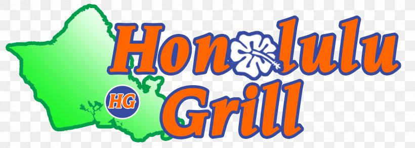 Honolulu Grill Logo Illustration Brand Clip Art, PNG, 3108x1107px, Logo, Area, Brand, Cedar City, Green Download Free