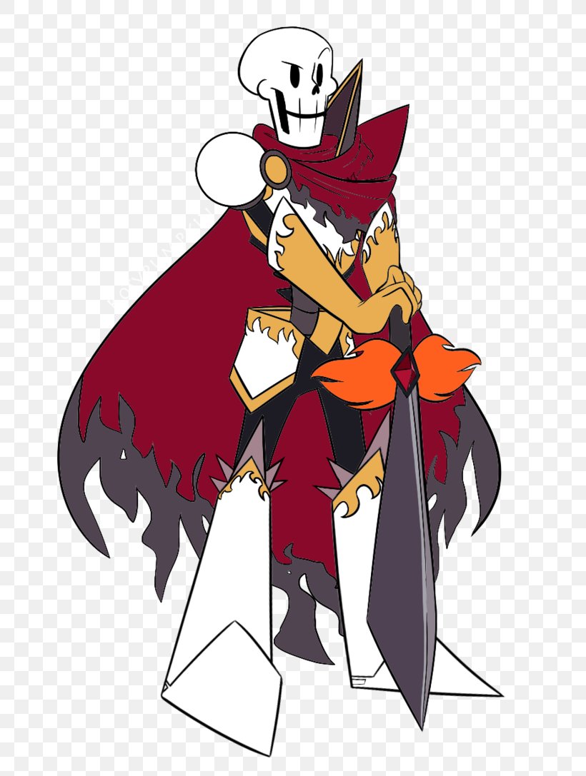 Undertale YouTube Papyrus Sans. Song, PNG, 734x1087px, Undertale, Art, Costume Design, Fiction, Fictional Character Download Free