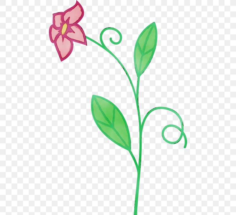 Flower Leaf Plant Pedicel Plant Stem, PNG, 480x750px, Watercolor, Flower, Flowering Plant, Leaf, Paint Download Free