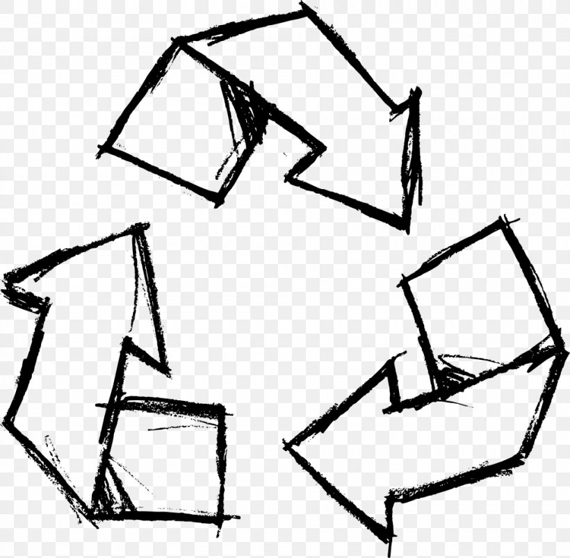 Recycling Symbol Drawing Recycling Bin, PNG, 1000x980px, Recycling Symbol, Area, Black And White, Drawing, Glass Recycling Download Free