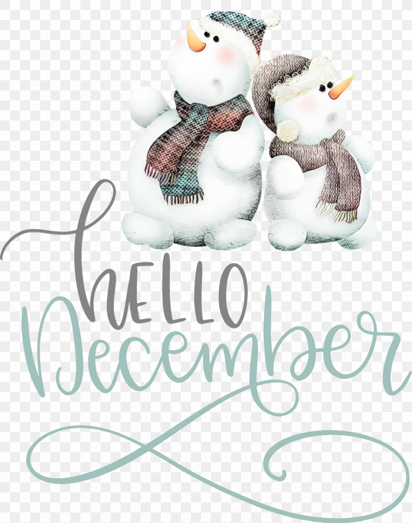 Christmas Day, PNG, 2362x3000px, Hello December, Cartoon, Christmas Day, Christmas Decoration, Creativity Download Free