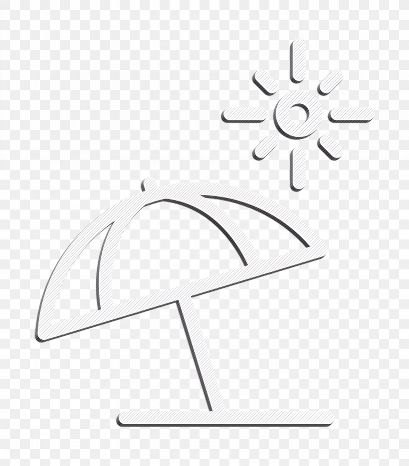 Beach Umbrella And Sun Icon Icon Trip Icon, PNG, 1228x1400px, Icon, Accommodation, Beach, Benidorm, Camping Download Free