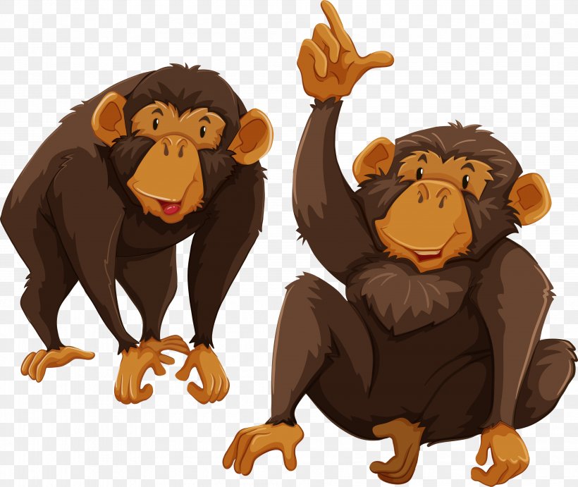 Gibbon Monkey Clip Art, PNG, 3926x3310px, Gibbon, Animal, Ape, Bear, Big Cats Download Free