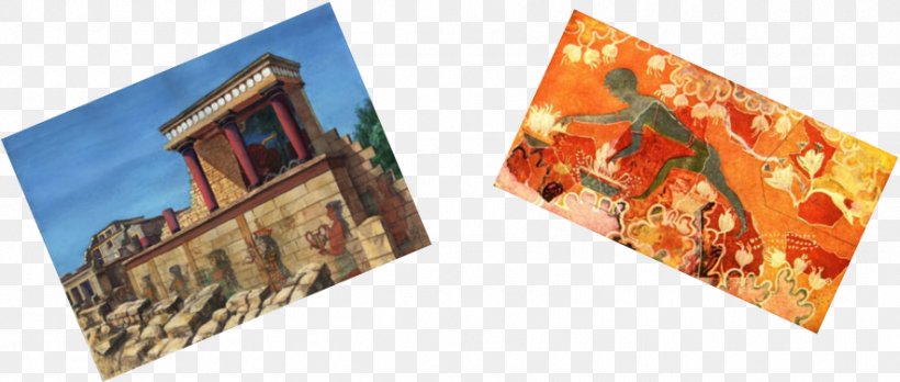 Knossos Paper Fresco Minos Giclée, PNG, 884x376px, Knossos, Ancient History, Arthur Evans, Box, Crete Download Free
