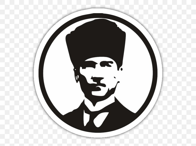 Mustafa Kemal Atatürk Atatürk Silüeti Silhouette Visual Arts Painting, PNG, 610x610px, Silhouette, Black, Black And White, Brand, Drawing Download Free