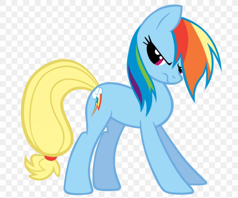 My Little Pony Rainbow Dash Fluttershy Applejack, PNG, 979x816px, Pony, Animal Figure, Applejack, Art, Blue Download Free