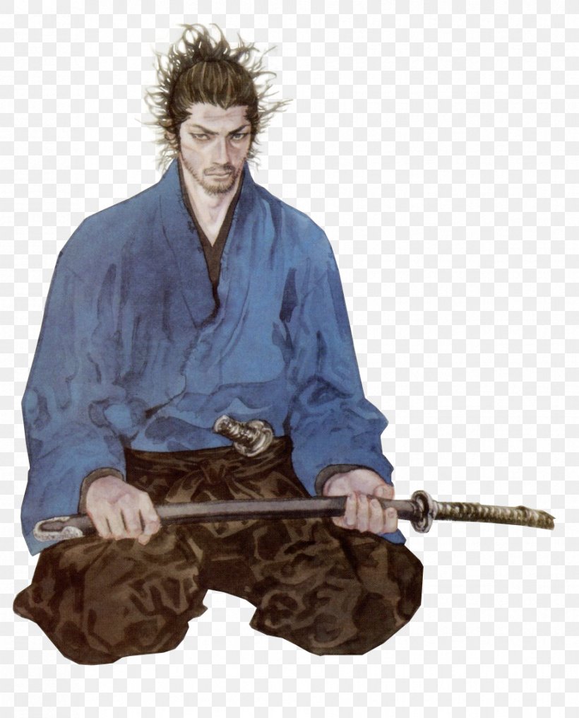 Miyamoto Musashi Japan The Art Of Vagabond, PNG, 916x1135px, Watercolor, Cartoon, Flower, Frame, Heart Download Free