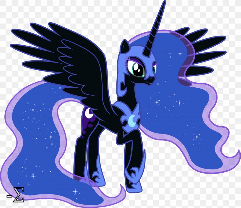 Princess Luna Princess Cadance Pony Nightmare, PNG, 8820x7610px, Princess Luna, Cartoon, Cobalt Blue, Deviantart, Electric Blue Download Free