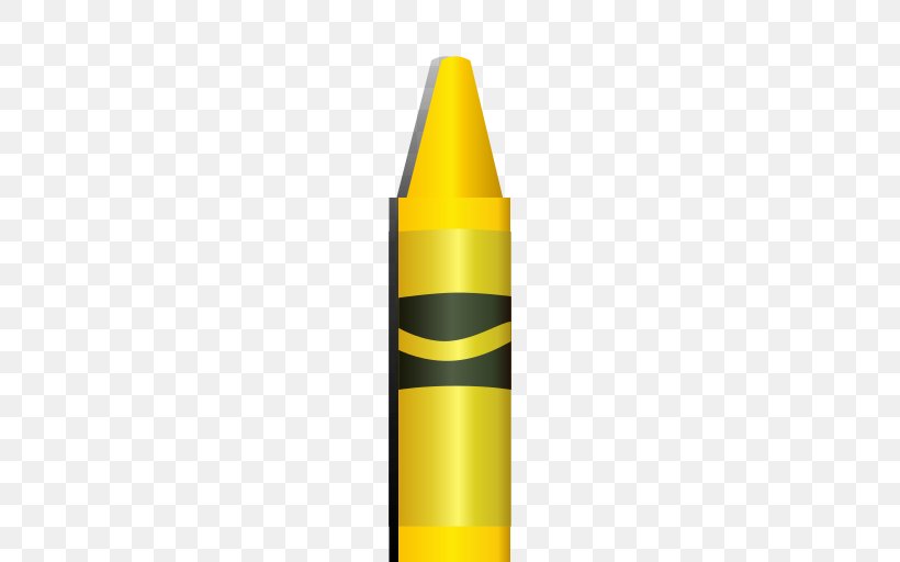 Yellow Crayon Drawing, PNG, 512x512px, Yellow, Ammunition, Bluegreen, Bullet, Color Download Free