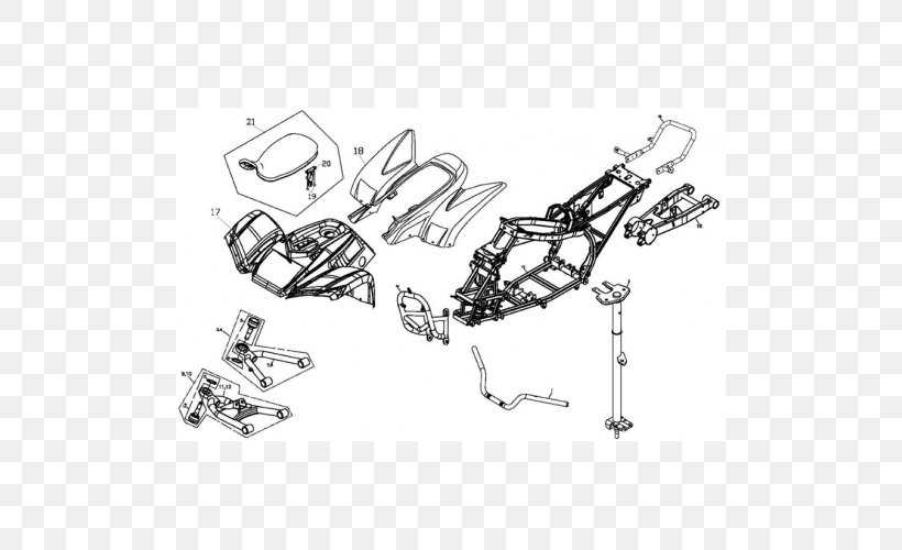 Adly All-terrain Vehicle Access Motor Suzuki Yamaha Motor Company, PNG, 500x500px, Adly, Access Motor, Allterrain Vehicle, Auto Part, Black And White Download Free