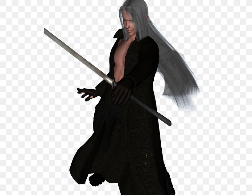 Character Sephiroth The Sims 2 Drawing Sasuke Uchiha, PNG, 531x634px, Character, Cold Weapon, Costume, Deviantart, Drawing Download Free