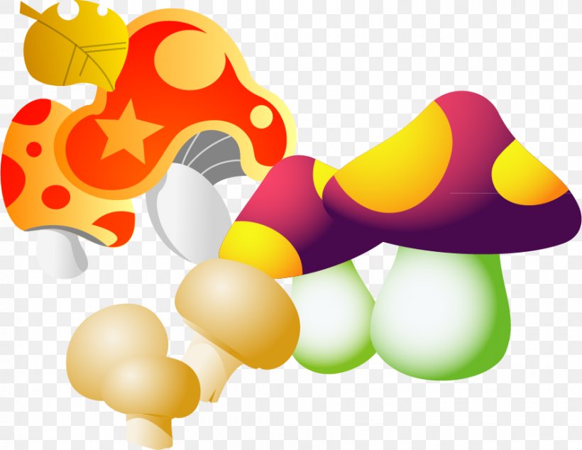 Mushroom Download Illustration, PNG, 886x686px, Mushroom, Cartoon, Coreldraw, Orange, Tiff Download Free