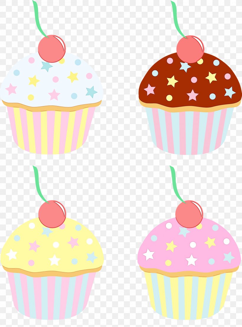 Pink Birthday Cake, PNG, 2221x3000px, Watercolor, American Muffins, Bakery, Baking, Baking Cup Download Free
