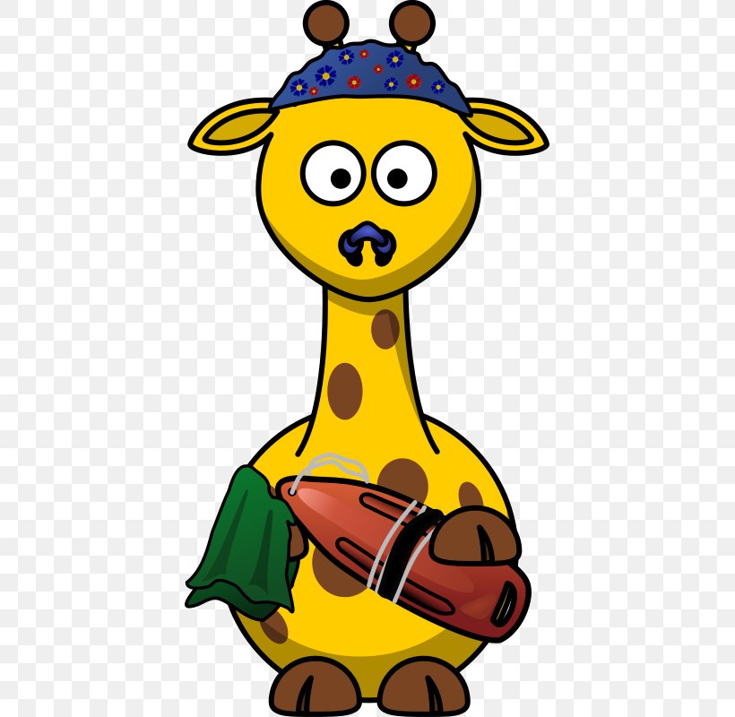 Giraffe Cartoon Stuffed Toy Clip Art, PNG, 407x800px, Giraffe, Animal, Art, Artwork, Cartoon Download Free