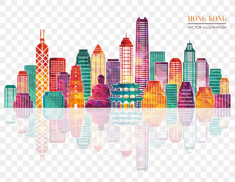 Hong Kong Skyline Royalty-free Silhouette, PNG, 1000x775px, Hong Kong, City, Flag Of Hong Kong, Magenta, Photography Download Free