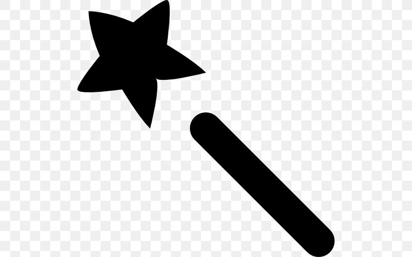 Magic Wand, PNG, 512x512px, Wand, Black And White, Magic, Magician, Point Download Free
