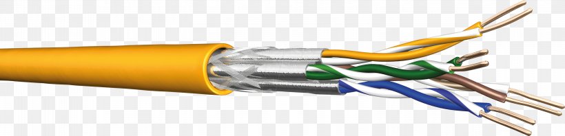 Network Cables Class F Cable Electrical Cable Draka Holding Copper Conductor, PNG, 2999x726px, Network Cables, Cable, Category 5 Cable, Category 6 Cable, Class F Cable Download Free