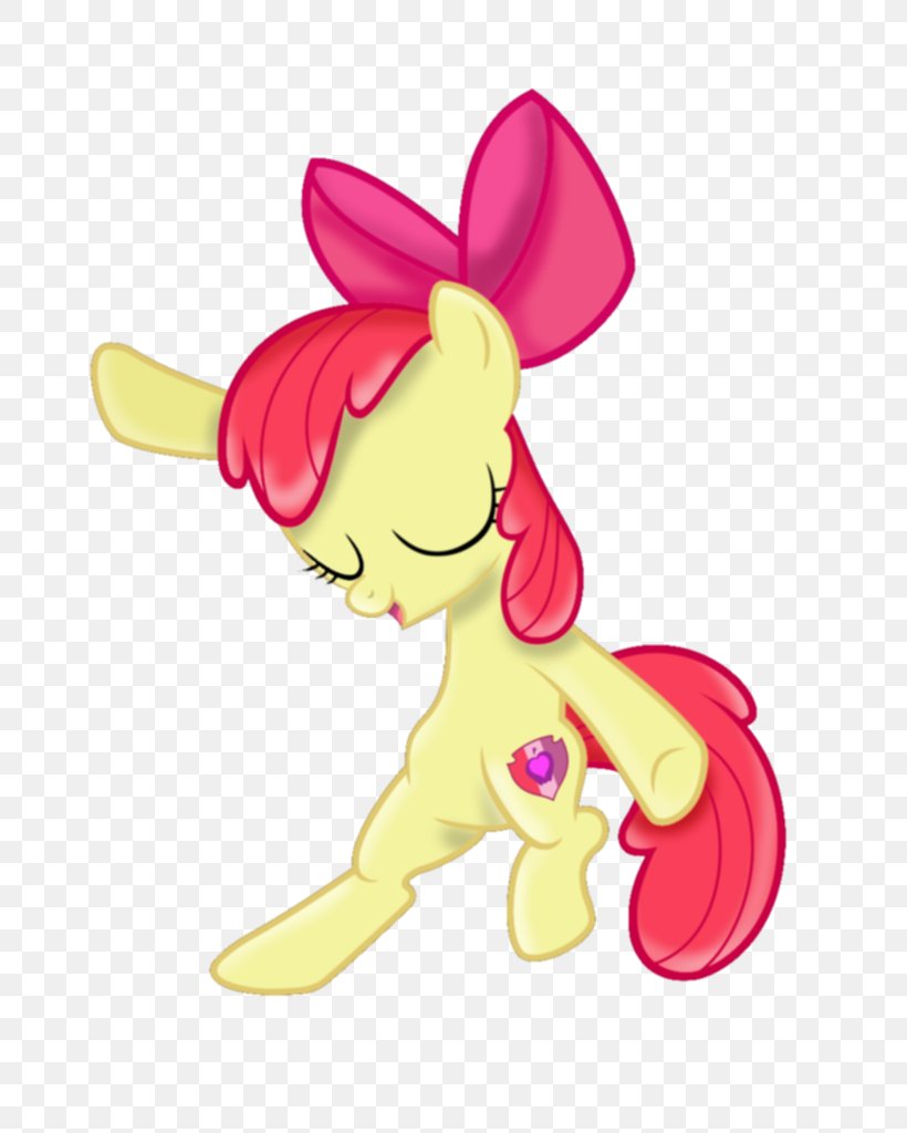Pony Apple Bloom Applejack Rainbow Dash Twilight Sparkle, PNG, 777x1024px, Watercolor, Cartoon, Flower, Frame, Heart Download Free