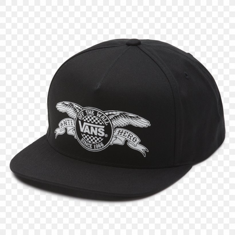 Vans Baseball Cap Hat Fullcap, PNG, 1024x1024px, Vans, Antihero, Baseball Cap, Black, Brand Download Free