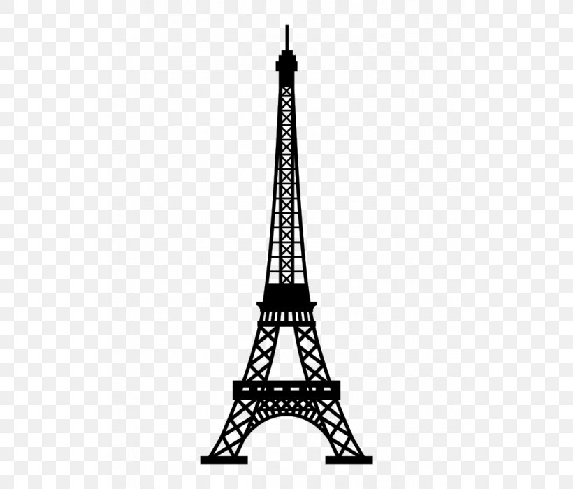 Eiffel Tower Wall Of Peace Sticker, PNG, 700x700px, Eiffel Tower, Black And White, Decal, Drawing, Paris Download Free