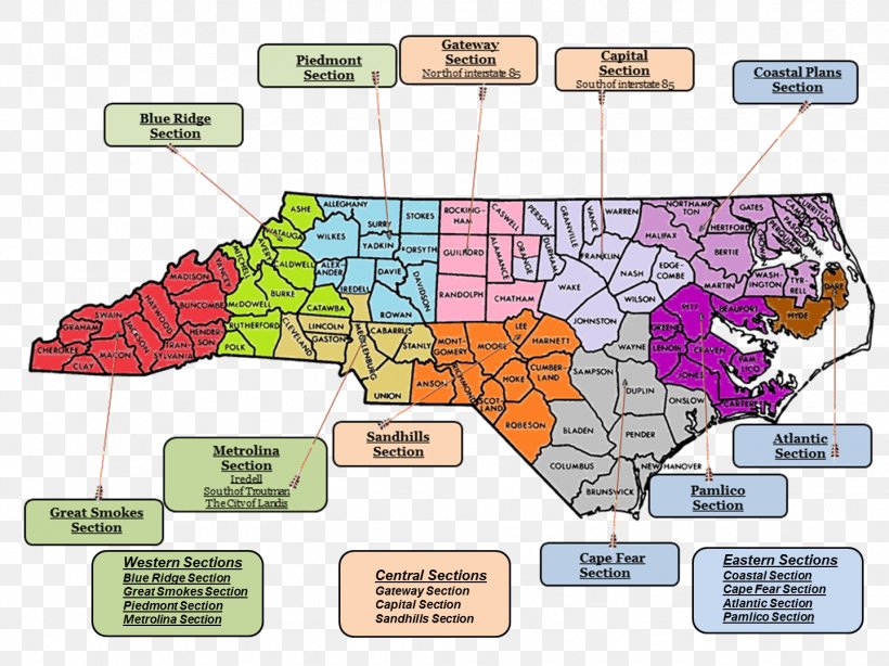 Piedmont North Carolina Map Cartoon Line, PNG, 1439x1079px, Piedmont, Area, Cartoon, Diagram, Map Download Free