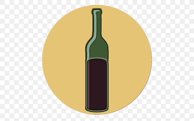 Bottle Wine Bottle Glass Bottle Beer Bottle Liqueur, PNG, 512x512px, Watercolor, Alcohol, Beer Bottle, Bottle, Drink Download Free