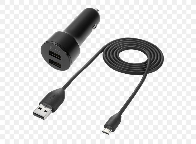 HTC 10 HTC U11 Battery Charger USB-C Data Cable, PNG, 600x600px, Htc 10, Ac Adapter, Adapter, Battery Charger, Cable Download Free
