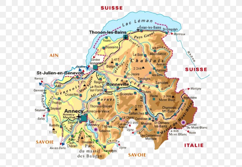 Savoie Road Map Departments Of France Image, PNG, 600x566px, Savoie, Alps, Area, Departments Of France, Ecoregion Download Free