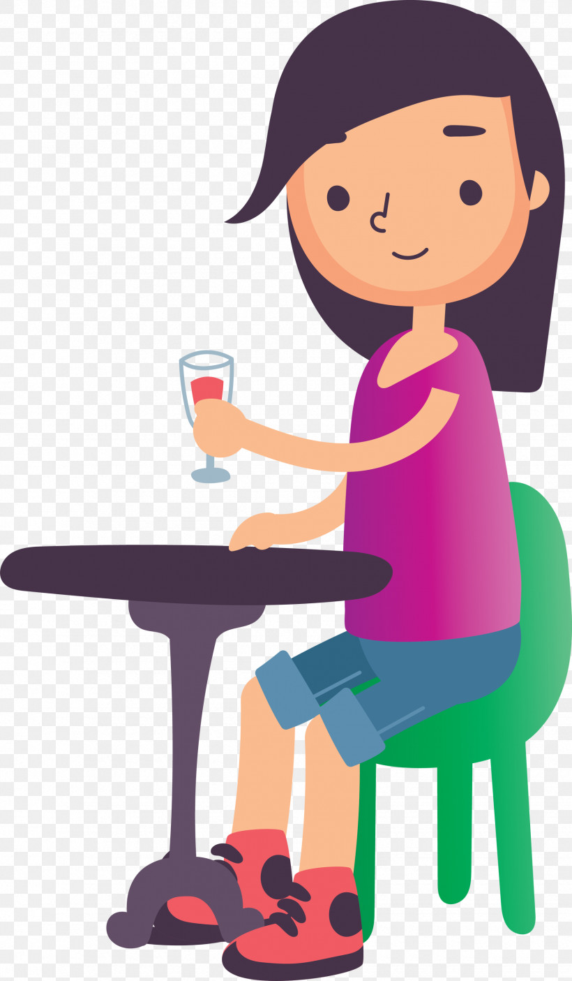 Sitting Chair Purple Behavior Table, PNG, 1750x3000px, Sitting, Behavior, Chair, Human, Purple Download Free