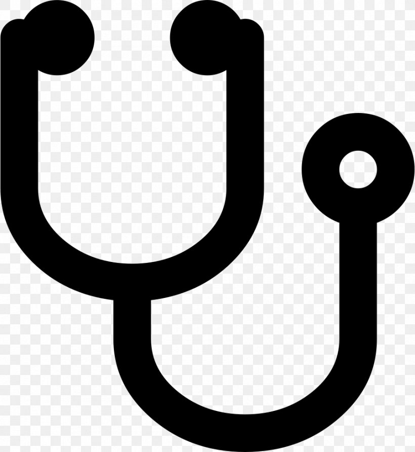 Stethoscope Physician Font Awesome, PNG, 900x980px, Stethoscope, Auscultation, Black And White, Font Awesome, Health Download Free