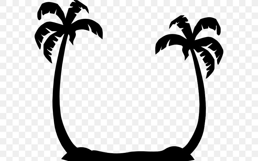 Arecaceae Clip Art, PNG, 600x513px, Arecaceae, Arecales, Artwork, Black And White, Branch Download Free
