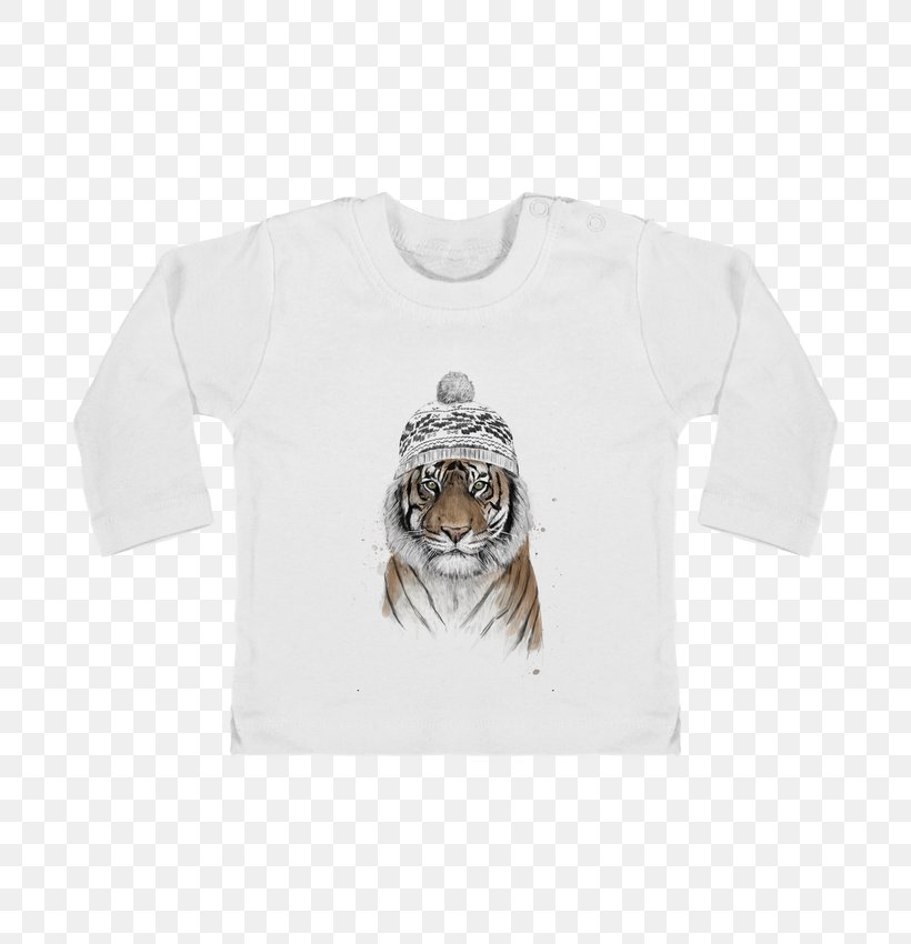 T-shirt Siberian Tiger Throw Pillows Neck, PNG, 690x850px, Tshirt, Animal, Brand, Clothing, Neck Download Free