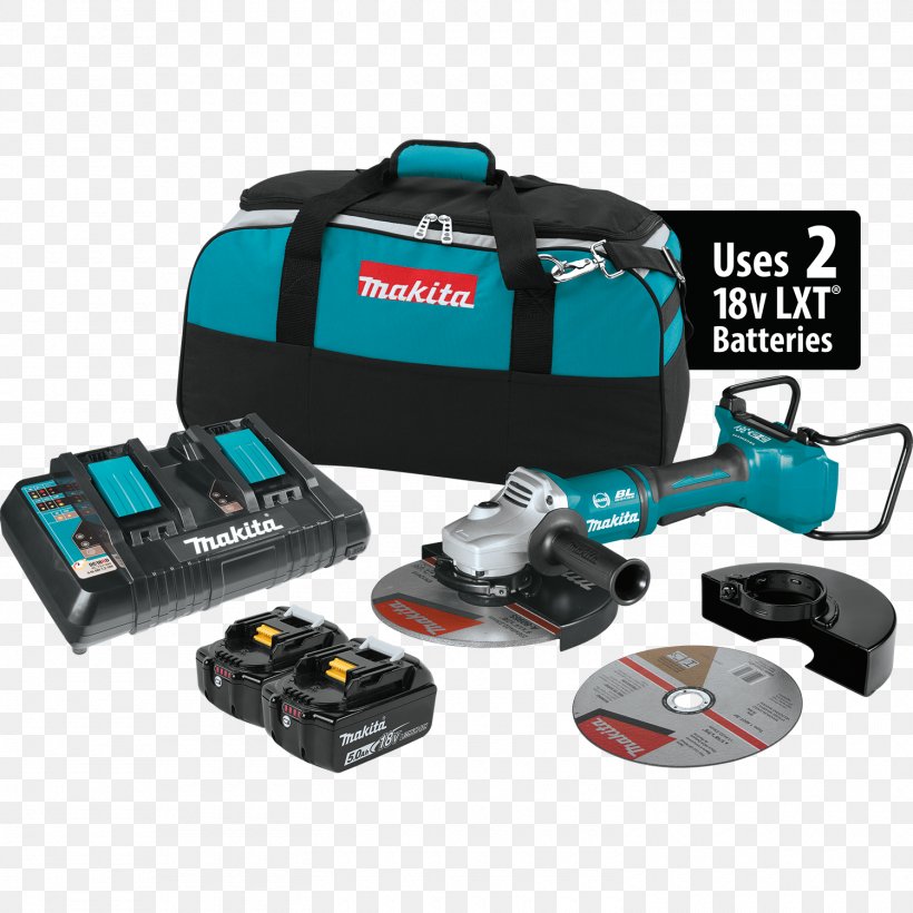 Cordless Angle Grinder Tool Lithium-ion Battery Makita, PNG, 1500x1500px, Cordless, Angle Grinder, Augers, Brushless Dc Electric Motor, Cutting Download Free