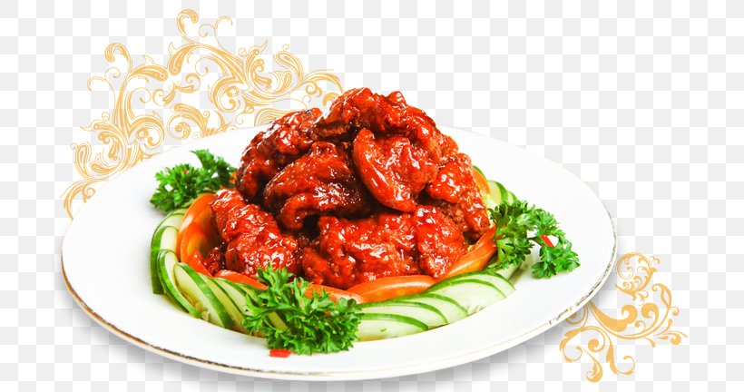 Shanghai Cuisine General Tso's Chicken Meatball Vegetarian Cuisine Food, PNG, 708x432px, Shanghai Cuisine, Animal Source Foods, Appetizer, Asian Food, Chicken Download Free