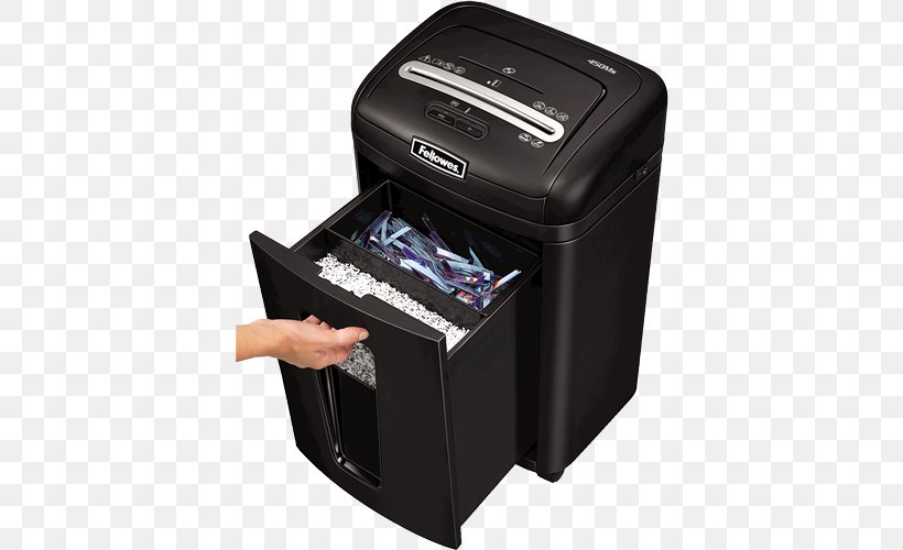 Fellowes Microshred 62MC Paper Shredder Hardware/Electronic Office Shredders Fellowes Brands Document Shredder Fellowes Microshred 450M Particle Cut 2 X 12, PNG, 500x500px, Paper, Electronic Device, Fellowes Brands, Industrial Shredder, Laser Printing Download Free