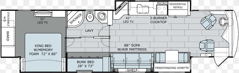 Floor Plan Architecture Technical Drawing, PNG, 1800x555px, Floor Plan, Architecture, Area, Campervans, Diagram Download Free