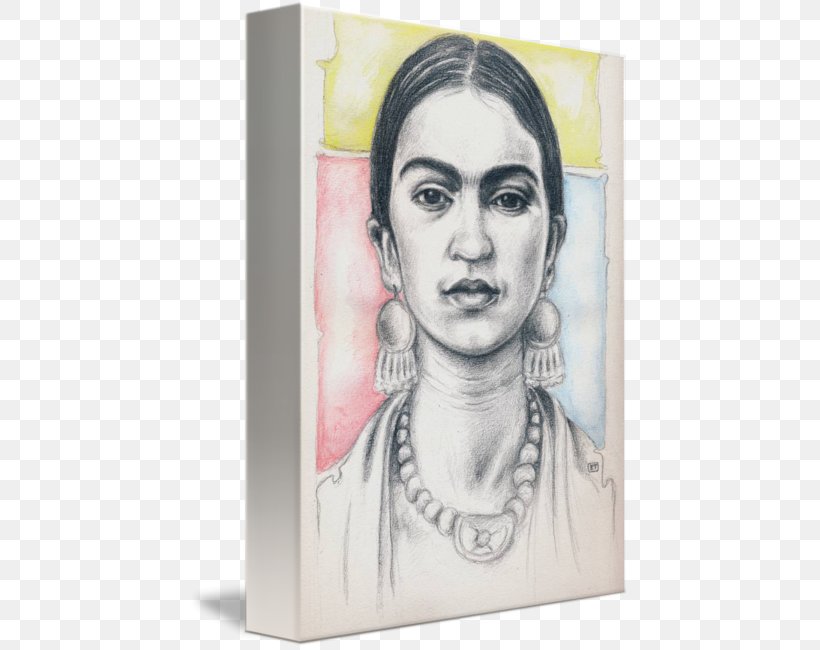 Frida Kahlo Watercolor Painting Self-portrait Drawing Sketch, PNG, 440x650px, Frida Kahlo, Art, Artist, Artwork, Drawing Download Free