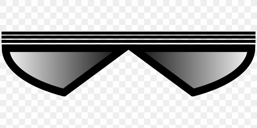 Sunglasses Eyewear Clip Art, PNG, 1920x960px, Sunglasses, Black, Black And White, Brand, Clothing Accessories Download Free