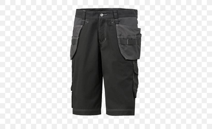 Bermuda Shorts Pants Helly Hansen Mens Aker Work Pant, PNG, 500x500px, Bermuda Shorts, Active Shorts, Black, Clothing, Fly Download Free