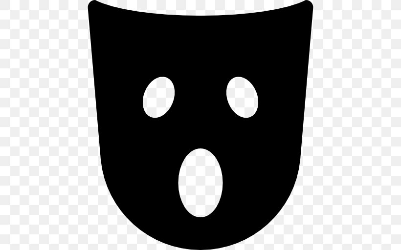 Mask Theatre Emoticon Surprise, PNG, 512x512px, Mask, Avatar, Black, Black And White, Cat Download Free