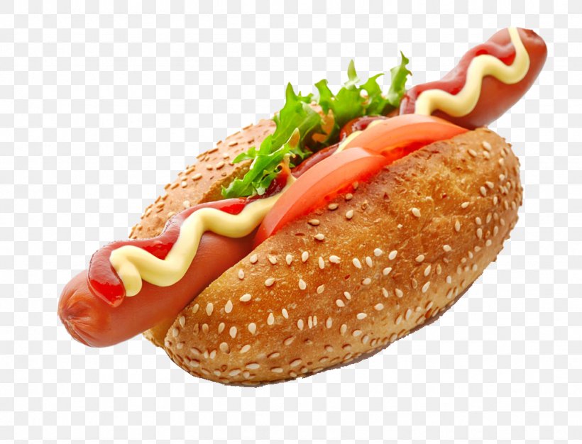 Chicago-style Hot Dog Sausage Bratwurst Ham, PNG, 1024x782px, Hot Dog, American Food, Bockwurst, Bratwurst, Bread Download Free