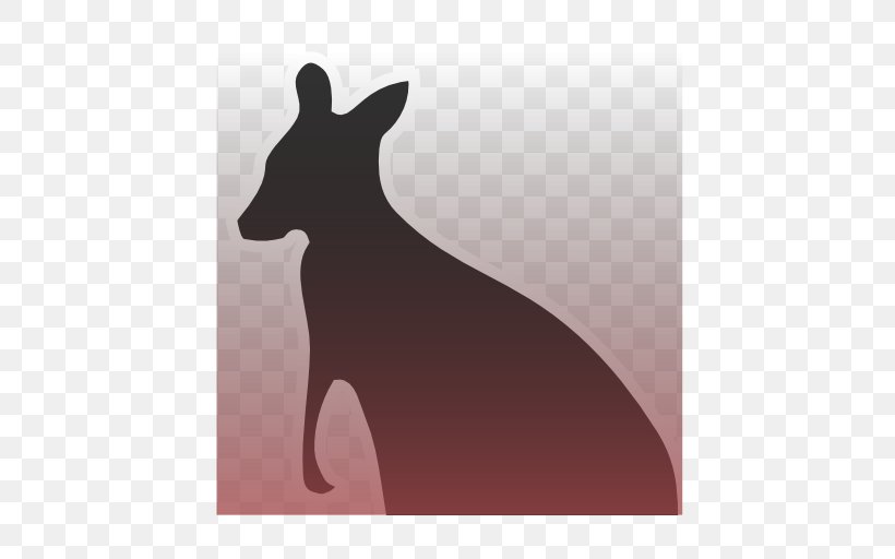 Dog Hare Silhouette Black White, PNG, 512x512px, Dog, Black, Black And White, Dog Like Mammal, Fauna Download Free